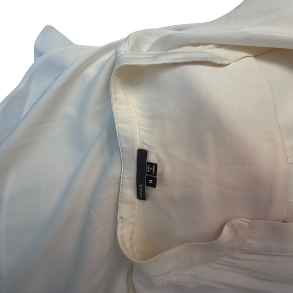 Vince White Silk  Sleeveless Tank Top - Picture 7 of 8